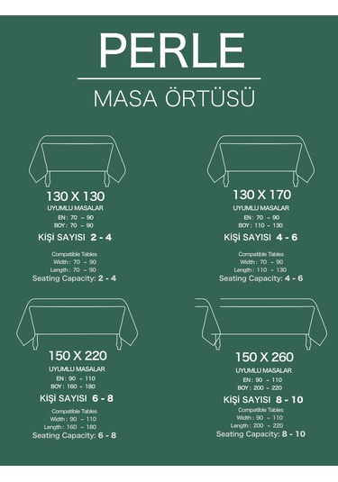 Daily Series Kadife Dokulu Zümrüt Yeşili Rengi Masa Örtüsü Zümrüt Yeşili