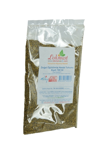 Lokman Avm Hardal Tohumu Öğütülmüş Doğal Siyah 100 G