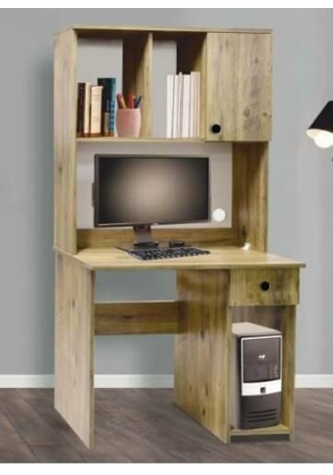 1 Kapılı 1 Çekmeceli Çam Çalışma Masası Çam