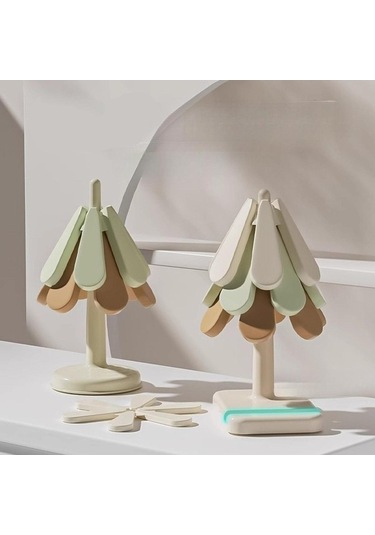 Trendooze 3 Adet Ağaç Şekli Trivet Seti Masa Koruyucuları Conpip