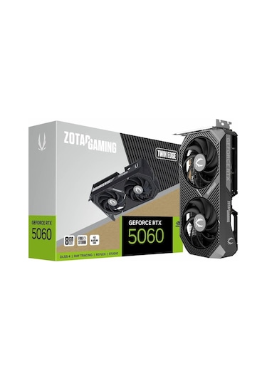 Zotac RTX 5060 Gaming Twin Edge ZT-B50600E-10M 128 Bit GDDR7 8 GB Ekran Kartı