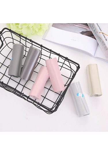 Xindoker Ev İçin 6 Paket Kaliteli Renkli Çöp Poşeti - Ev, Mutfak, Banyo Kullanıma Uygun - 45x55 Cm - Kesikli Tasarım - Dayanıklı Yeni Malzeme Diğer