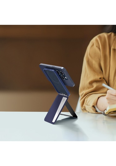 Amazingthing Glamour Link Fonksiyonel Çok Yönlü Grip Standlı Magnetik Kartlık Mavi