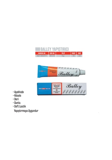 Bally Çok Amaçlı Yapıştırıcı Kuvvetli Tutkal 50 G Bali 5 Adet