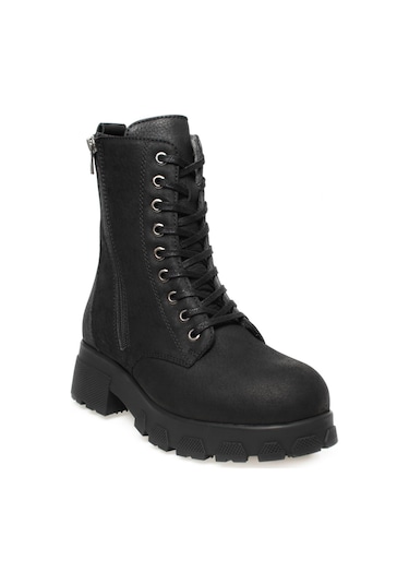 Forelli 28368z Rozwest Casual Siyah Kadın Bot Siyah