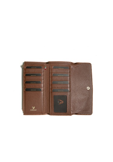Taba Cüzdan & Kartlık Kadın Diğer 2801 Roncato Flother Skın Wallet Taba