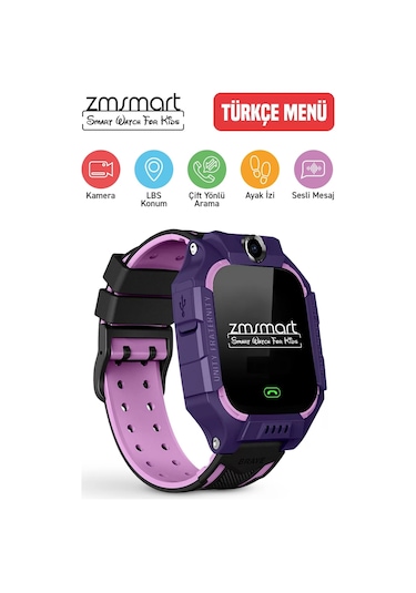 ZmSmart Akıllı Çocuk Takip Saati Sim Kart Özellikli Konum Takipl