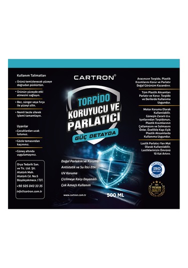 Cartron Torpido Koruyucu Ve Parlatıcı 500ml