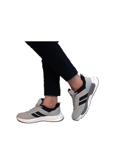 Jump 30601 Gri Memory Hafızalı Ortapedik Hafif Spor Ayakkabı Gri
