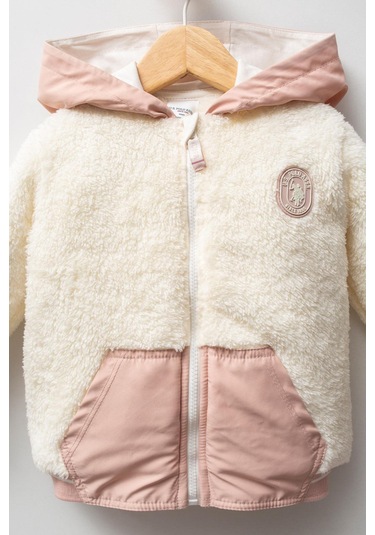 U.s. Polo Assn Kız Bebek Mont Beyaz-2090 Beyaz