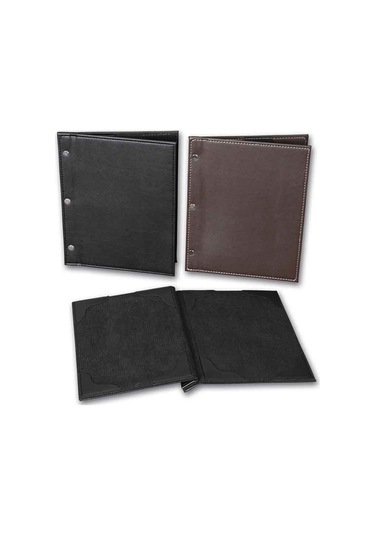 2k Menü Kabı Suni Deri Vidalı 18x23 Kahverengi 4044k