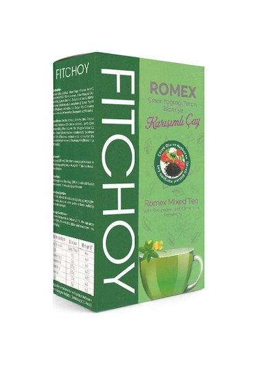 Fitchoy Romex Çınar Yaprağı Tarçın Biberiye Karışımlı Çay 45 Adet 90gr