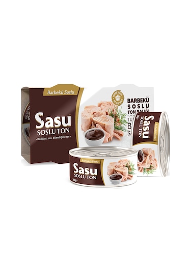 Sasu Barbekü Soslu Ton Balığı Bütün Dilim 2 x 160 G