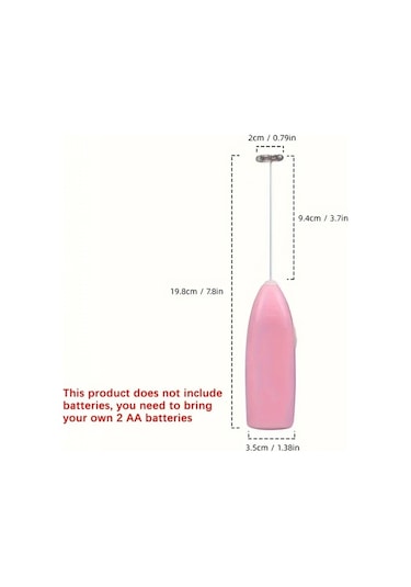 Elmpaly Siyah Paslanmaz Çırpıcı Taşınabilir Şarjlı 3ü1 Arada Mini Çırpıcı Süt Köpürtücü Diğer