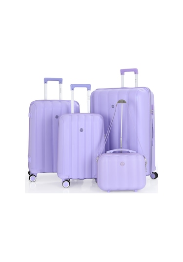 Mçs Polipropilen 4lü Valiz Seti V305 S21yy1000080-set 00025 Lila