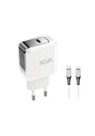 Rova Sb110l Pd Tek C Giriş 1 M C-l İphone Uyumlu Kablolu Şarj Başlığı20w