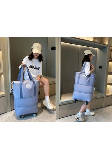 Bestshop1 Dönüşen Bavul, Seyahat Uçak Spor Çantası 300222719