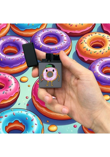 Zengaz Rapçi Donut Gri Çakmak