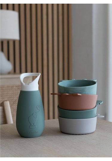 Nuuroo Pax Silikon Pipetli Suluk Dusty Green Yeşil 350 Ml