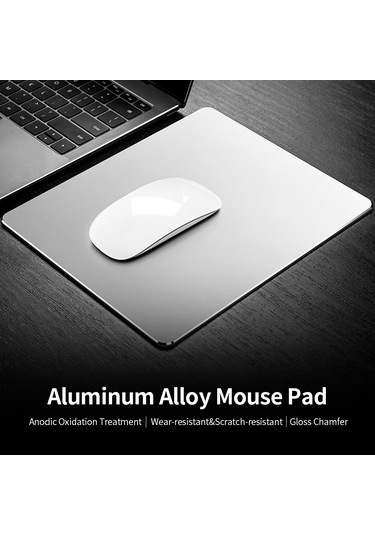 Ruicoo Alaşımlı Metal Fare Padsı - Kaymaz Tabanlı, Dayanıklı Ve Ergonomik 195x145mm