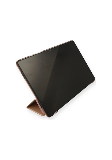 Samsung Uyumlu Galaxy T970 Tab S7 Plus 12.4 Kılıf Tablet Smart Kılıf - Rose Gold
