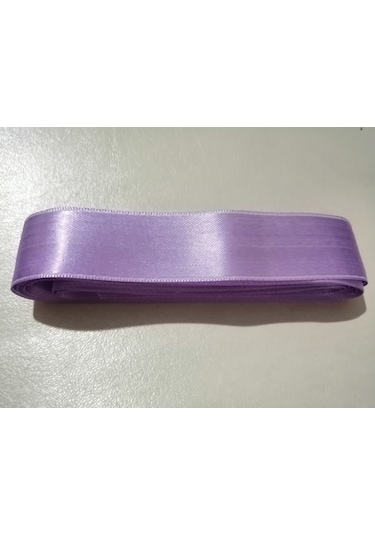 Abarta Saten Kurdele %100polyester 30mm 3cm -lila-5 Metre 3 CM
