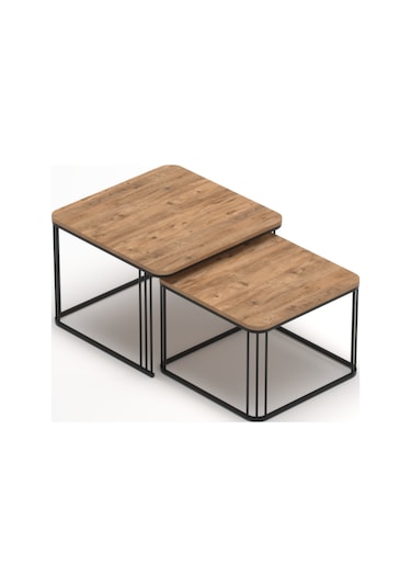 Orta Sehpa İkili Alize Atlantik Çam Çok Renkli