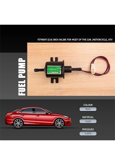 Xurunkeji 2 Adet Evrensel 12v Ağır Hizmet Tipi Elektrikli Yakıt Pompası Benzinli Sıralı Yakıt Pompası Benzin Transfer Pompası 12 Volt Hep-02a Siyah Xurunkeji 2 Adet Evrensel 12v Ağır Hizmet Tipi Elektrikli Yakıt Pompası Benzinli Sıralı Yakıt Pompası Benzin Transfer Pompası 12 Volt Hep-02a Siyah