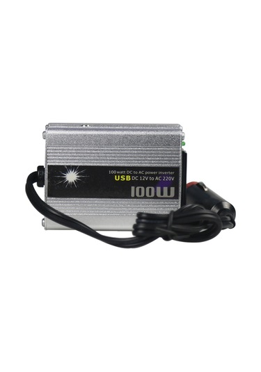 Vkemall "taşınabilir 100w 12v-220v Araç İnvertörü - Usb Çıkışlı, Aşırı Yük Korumalı"