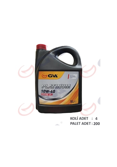 Motor Yagi 10W40 5 Lt Platinum Yari Sentetik Api Sl/Cf 504651800