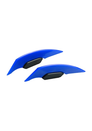 Suntek Motosiklet Winglet Aerodinamik Spoiler Kanat Elektrikli Motosikletler Için Uygun Mavi