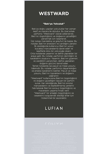 Lufian Westward Erkek Parfüm EDP 100 ML