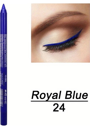 Bulaşmaya Dayanıklı Parlaklık Suya Dayanıklı Eyeliner Kalemi - Uzun Ömürlü, 24 Dark Topaz