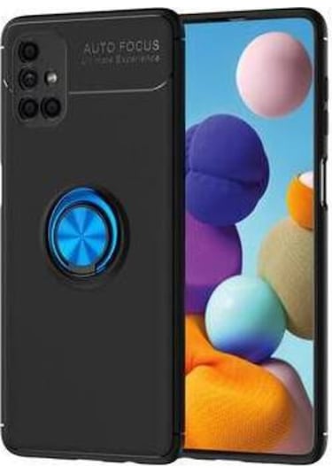Samsung Galaxy Uyumlu M51 Stantli Yüzüklü Manyetik Kaliteli Ravel Kilif 467058621