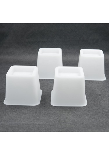 Suntek 4x Mobilya Yükselticiler Çekyat Masa Beyaz-3-inç-4-adet Beyaz 3 İnç 4 Adet