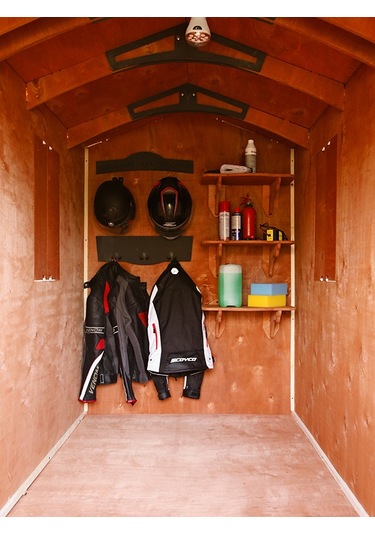 Mandu Ahşap Motosiklet Ve Atv Garajı Takım Odası Ahşap