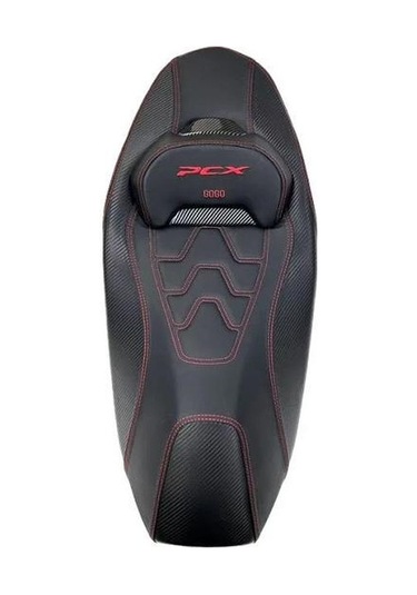 Honda Pcx 2021-2025 Uyumlu Spor Bel Destekli Koltuk Sele Kırmızı