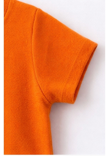 For My Baby Basic Bebek Şortlu Takım Turuncu
