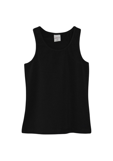 Lovetti Siyah Kız Çocuk Arka Büzgülü Yüzücü Atlet 132S001 Siyah