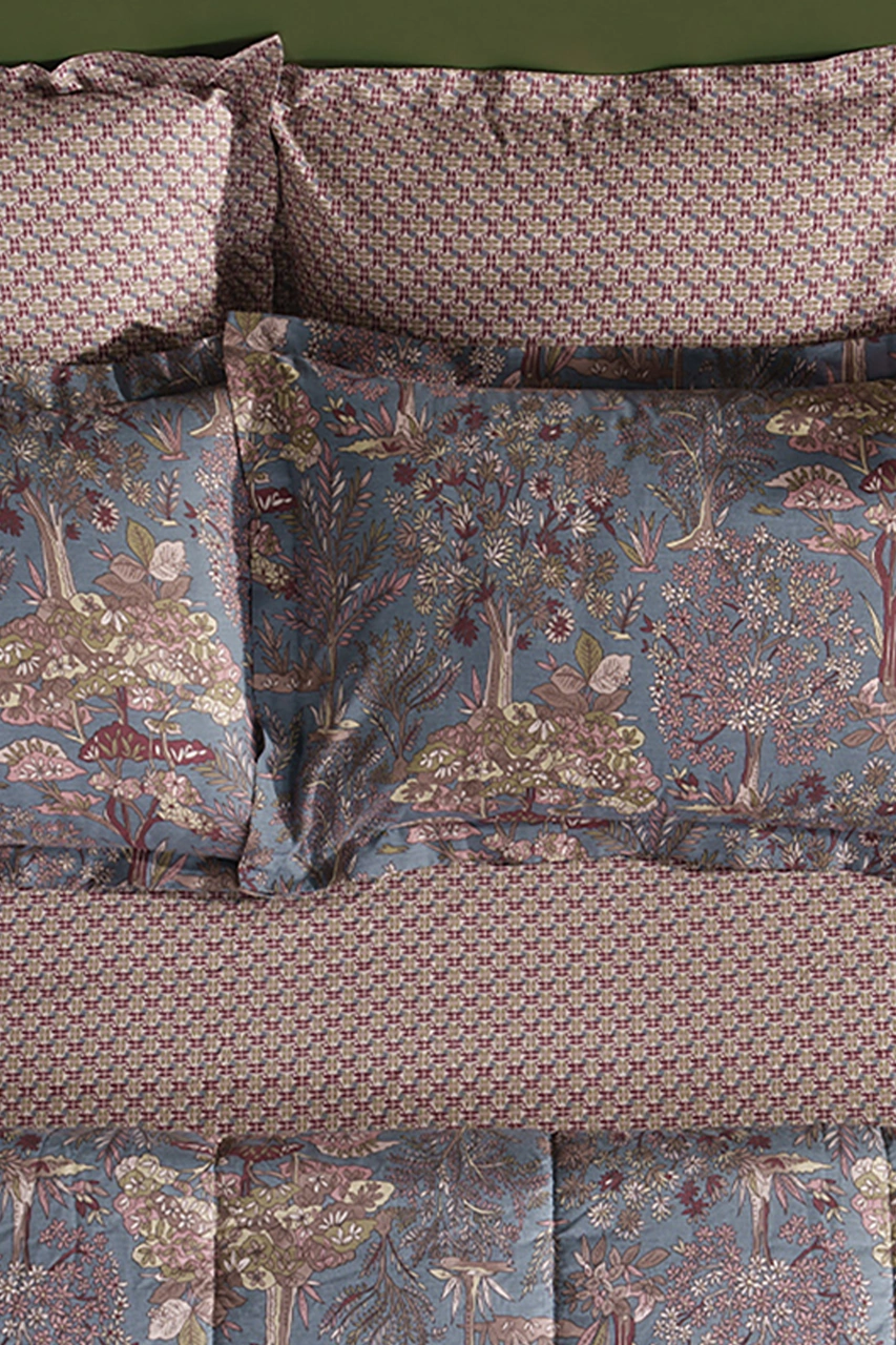 Puffy Danish Çift Kişilik Threefy Uyku Seti - Kahverengi