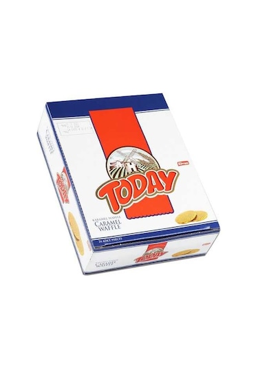 Today Caramel Waffle  22 Gr. 24 Adet (1 Kutu)