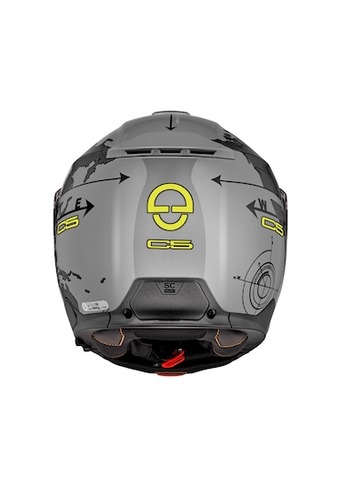 Schuberth C5 Globe Grey Çene Açılır Motosiklet Kaskı Siyah