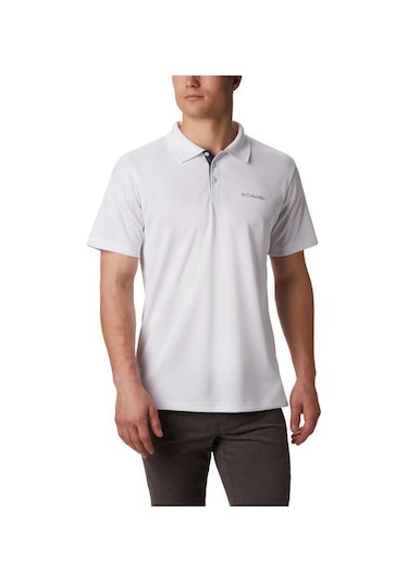 Columbia Utilizer Erkek Kısa Kollu Polo T-Shirt Beyaz