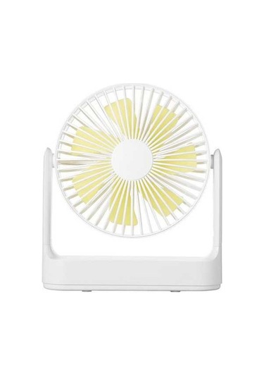 Didadodo 4 Kademeli Usb Fan - Sessiz, Taşınabilir Beyaz Ayarlanabilir Fan Beyaz Beyaz