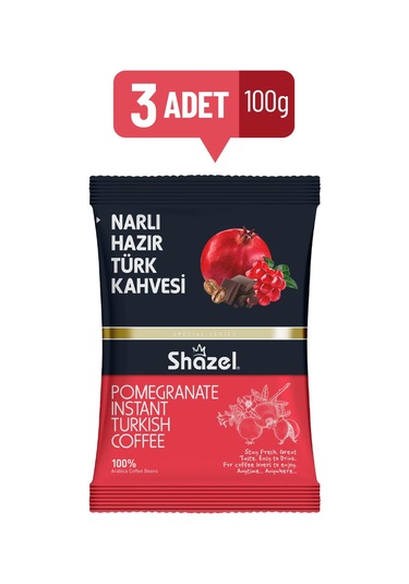 Shazel Narlı Hazır Türk Kahvesi 3 x 100 G