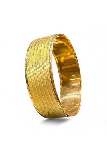 22 Ayar Hasır Model Bilezik 15 Gr.