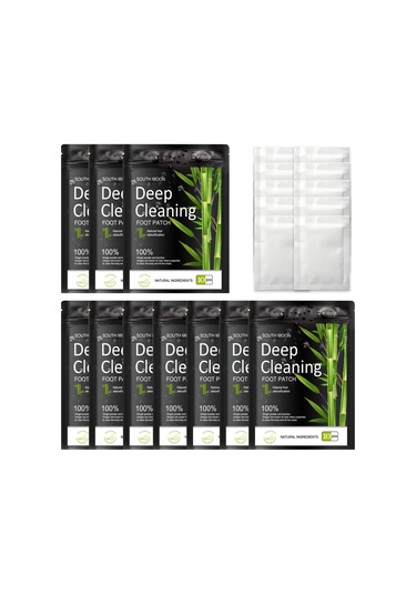 Wezone Doğal Arınma İçin Zencefil Ayağı Temizleme Pedi 100 Adet Yeşil