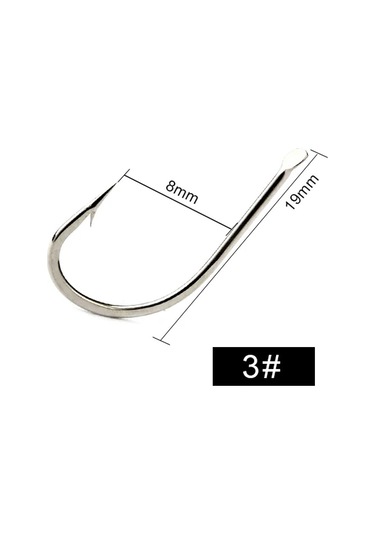 100 Adet/grup 421n Yüksek Karbon Çelik Bronz Balıkçılık Kancaları 1 -10 Size 3 Size 3