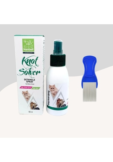 Miçiko Kıtık Açıcı Kolay Tarama Spreyi + Bit Pire Tarağı Mavi