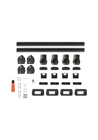 Apline Ace-3 301 Siyah Ara Atkı Anahtarlı Cm 105 Tavan Rayı Olmayan Araçlar